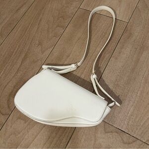 Princess Polly Cream Asymmetrical Shoulder Bag